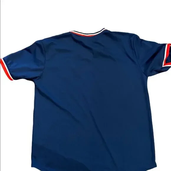 MLB St Louis Cardinals XL Jersey in Navy Blue with red and White trim. - Picture 2 of 5